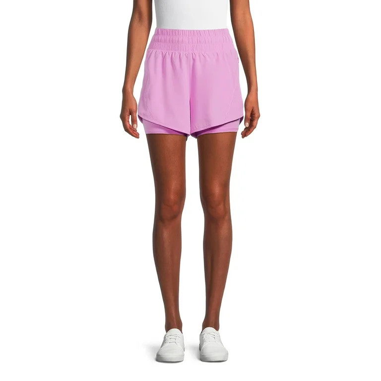 Avia Women's High Rise Running Shorts with Bike Liner | Walmart (US)