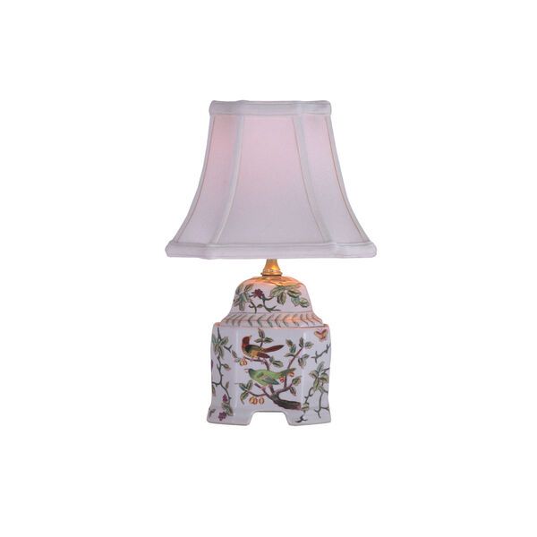 Porcelain Ware One-Light Multicolor Jar Lamp | Bellacor
