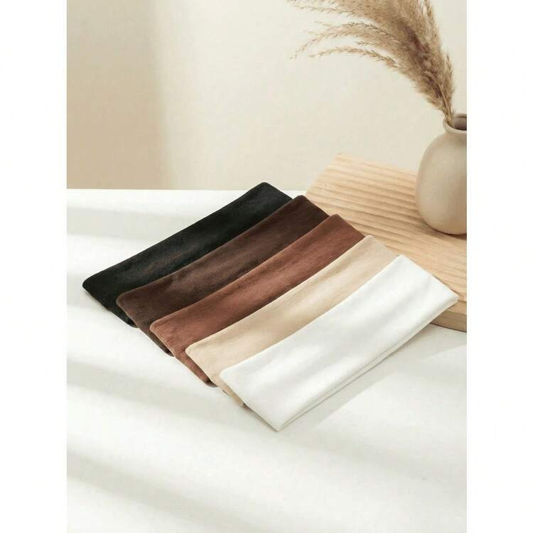 5pcs/Pack Women's Bohemian Style Non-Slip Headbands, Suitable For Yoga, Running, Fitness And Face... | SHEIN