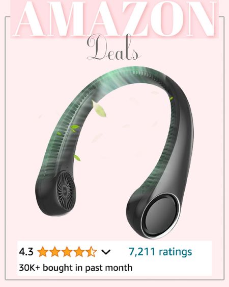 Amazon deals, Amazon prime day, neck fan

#LTKSummerSales #LTKSeasonal #LTKSaleAlert