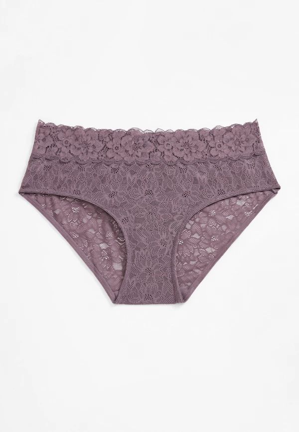Vintage Lace Solid Hipster Panty | Maurices