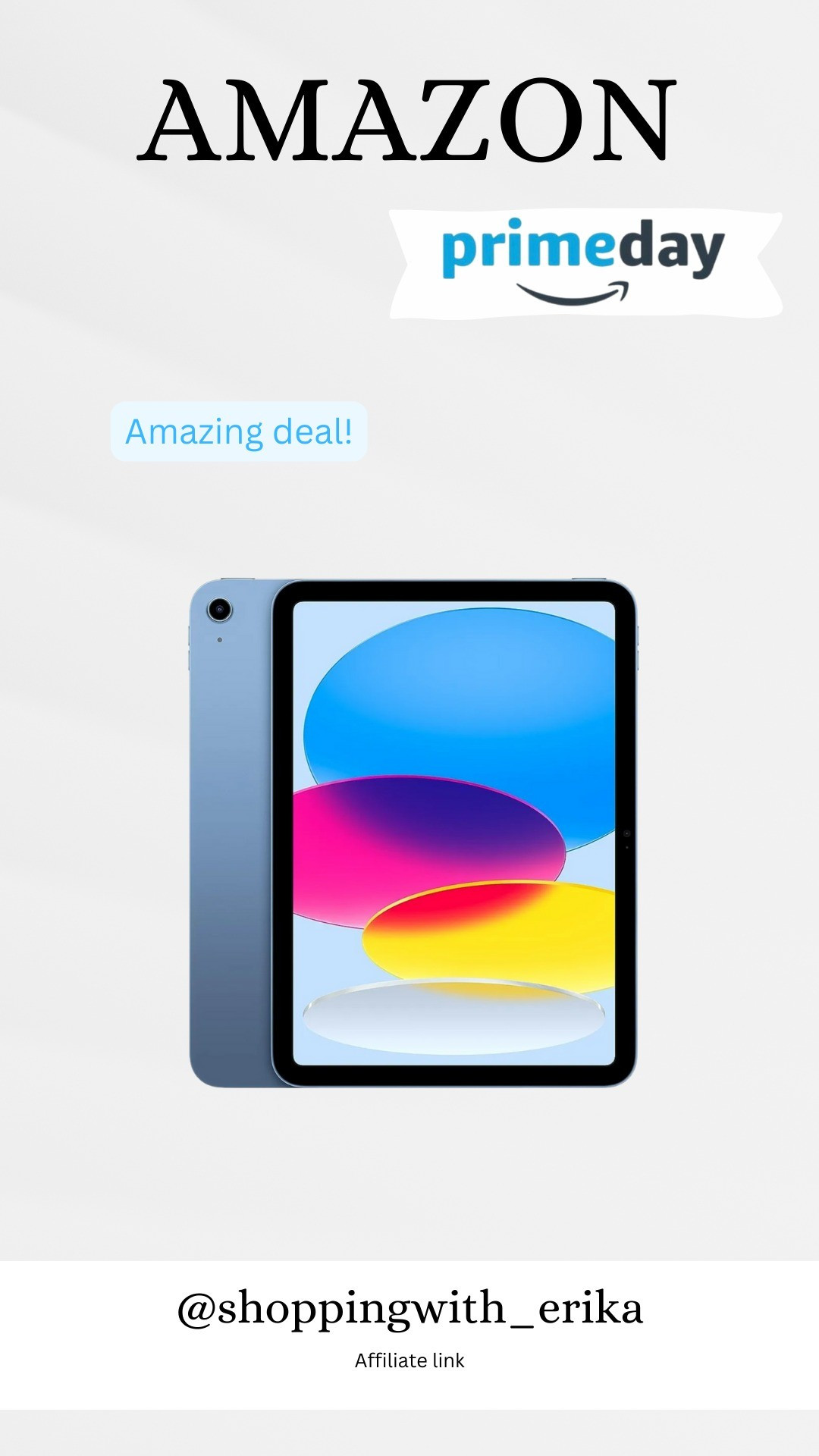 Amazing Amazon prime day deal on this apple iPad 👌 

#LTKHome #LTKParties