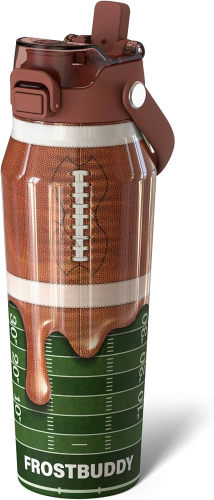 Frost Buddy 24oz Insulated Water Bottle - Straw & Chug Lid - Leak-Proof | Amazon (US)