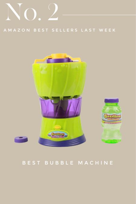 This is number two in our Amazon best sellers from last week.

Best bubble machine | kid birthday gift | kids gift | Amazon best sellers | best selling links 

#kidsgifts #bubblemachine #amazonbestsellers #Amazonfinds #holiday



#LTKkids #LTKfindsunder50 #LTKGiftGuide