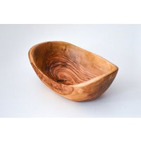 Handmade Small Rustic Olive Wood Bowl | 5"", Serving Bowl, Rustic Wooden Decor, Wedding Gift, Housewarming Gift | Etsy (US)