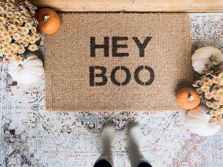 DIY doormat!! Fall home decor - fall doormat - Halloween doormat 

#LTKHalloween #LTKunder50 #LTKhome
