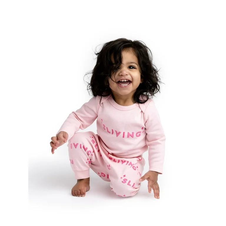 Paris Hilton x Monica + Andy Organic Cotton Baby First Moves Set, Sizes Preemie-18 Months - Walma... | Walmart (US)