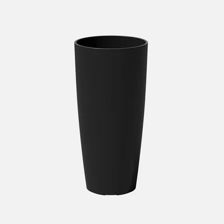 Veradek Mason Series Selena 28" Plastic-Stone Planter - Black | Walmart (US)