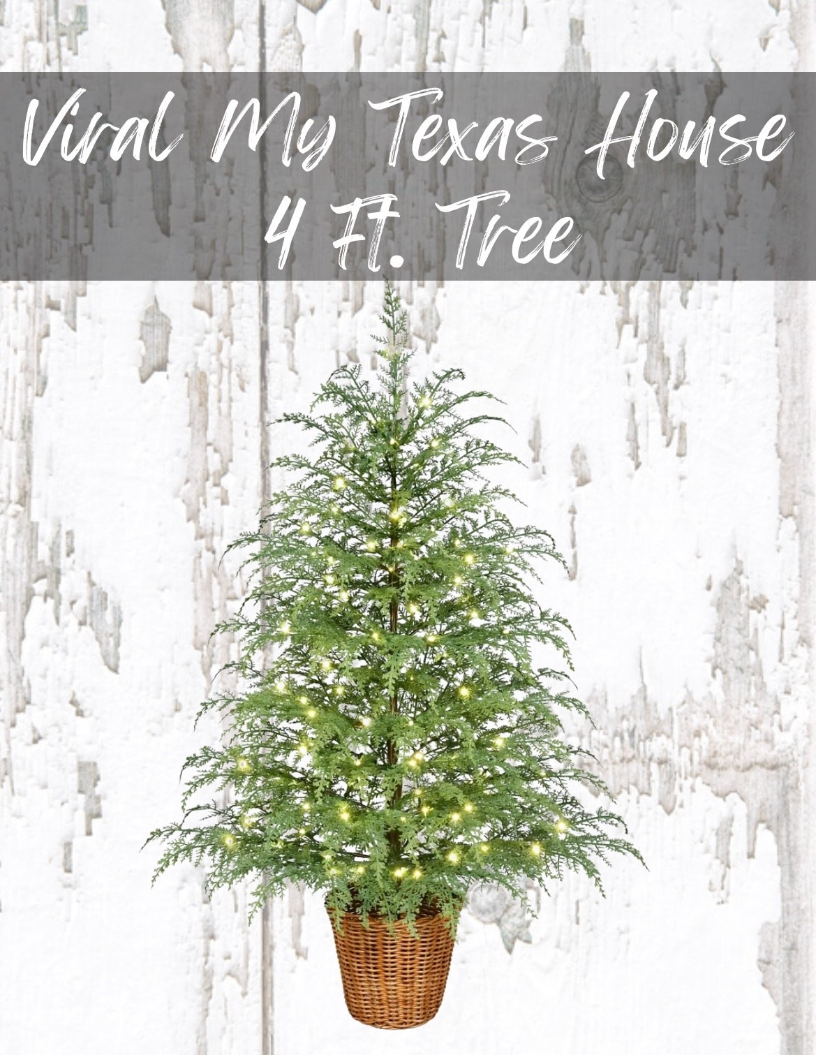 Viral My Texas House 4 Ft. Christmas Tree

#LTKU #LTKSeasonal #LTKHome