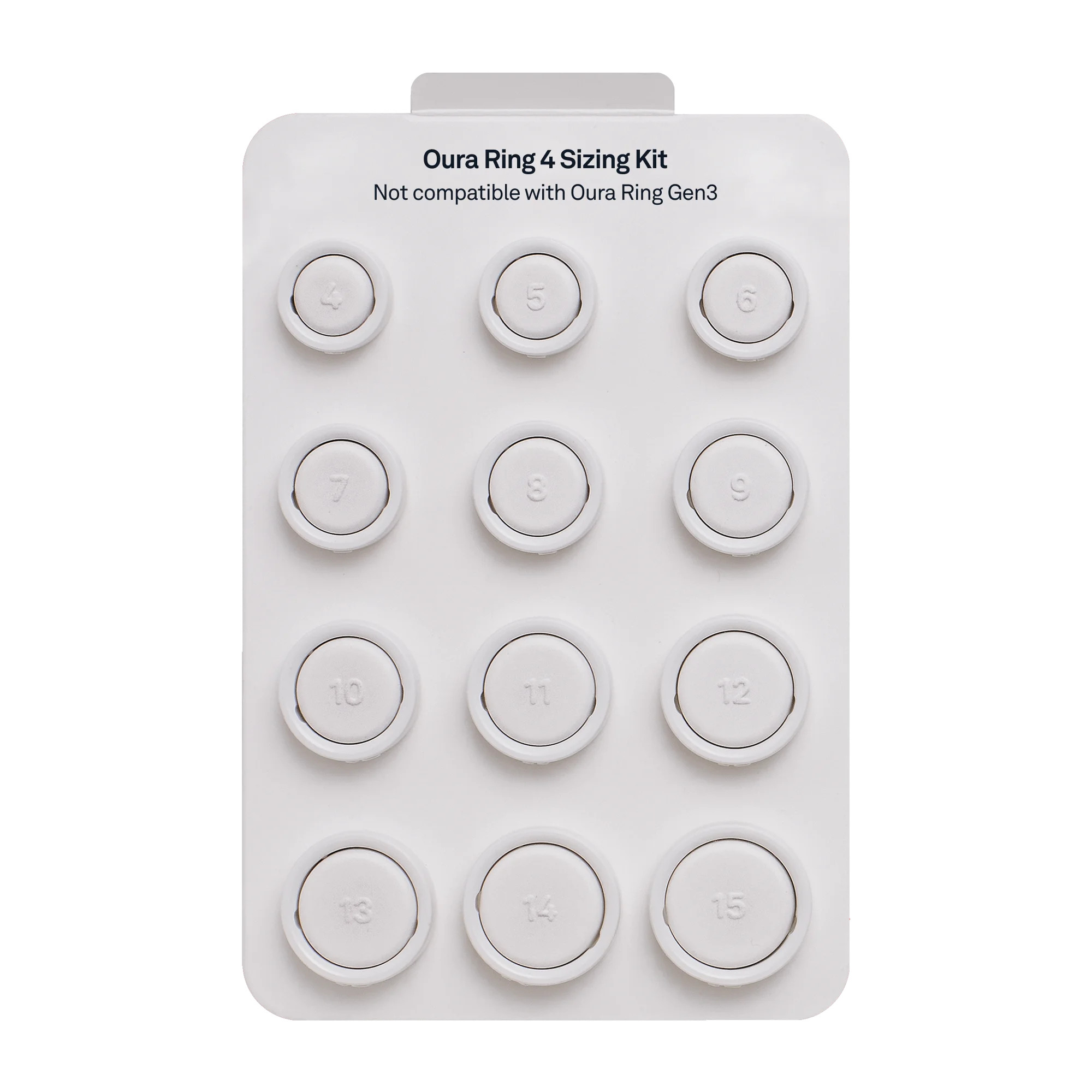 Oura Ring 4 Sizing Kit, Size Before You Buy & Receive Credit for Purchase | Walmart (US)