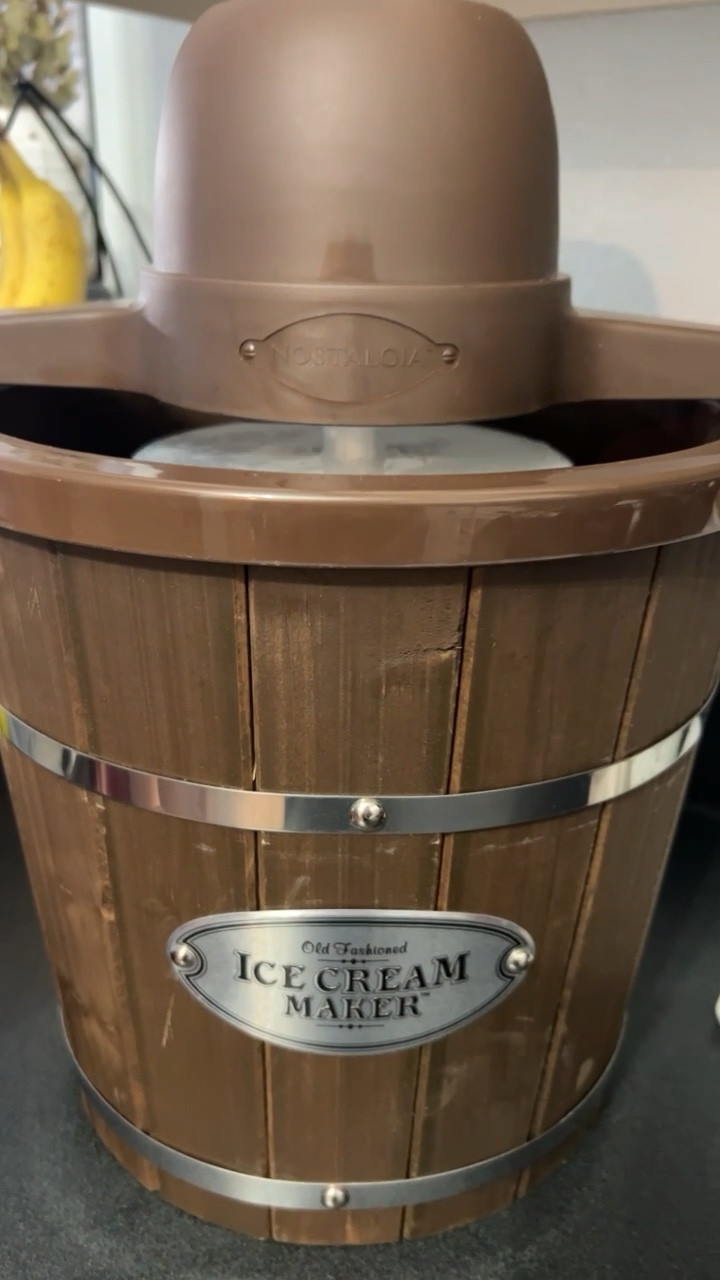 Gift idea! We love our homemade ice cream maker!! Makes for a fun family night and some pretty special memories 🥰 I grew up with my grandpa making ice cream for the holidays and it was always a favorite part of the get together for me as a kid!! 

#LTKGiftGuide #LTKHoliday #LTKfamily