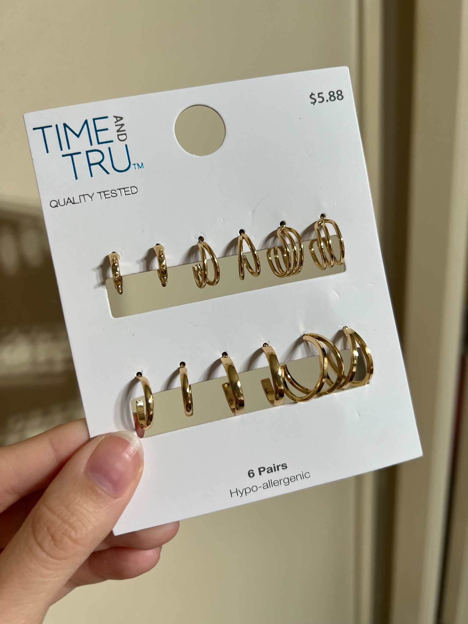 Needed to replace my gold hoops and you can’t beat that price 💅🏼 #goldhoops #accessories #walmart 

#LTKfindsunder50 #LTKfindsunder100