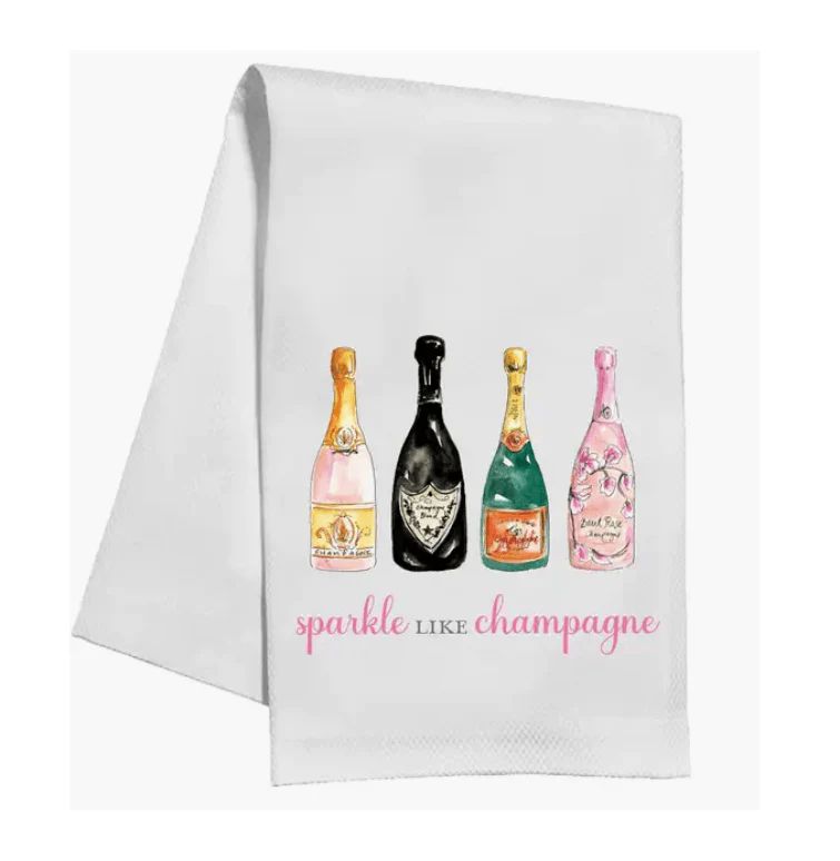 Sparkle Like Champagne Kitchen / Tea Towel | Sorelle Gifts