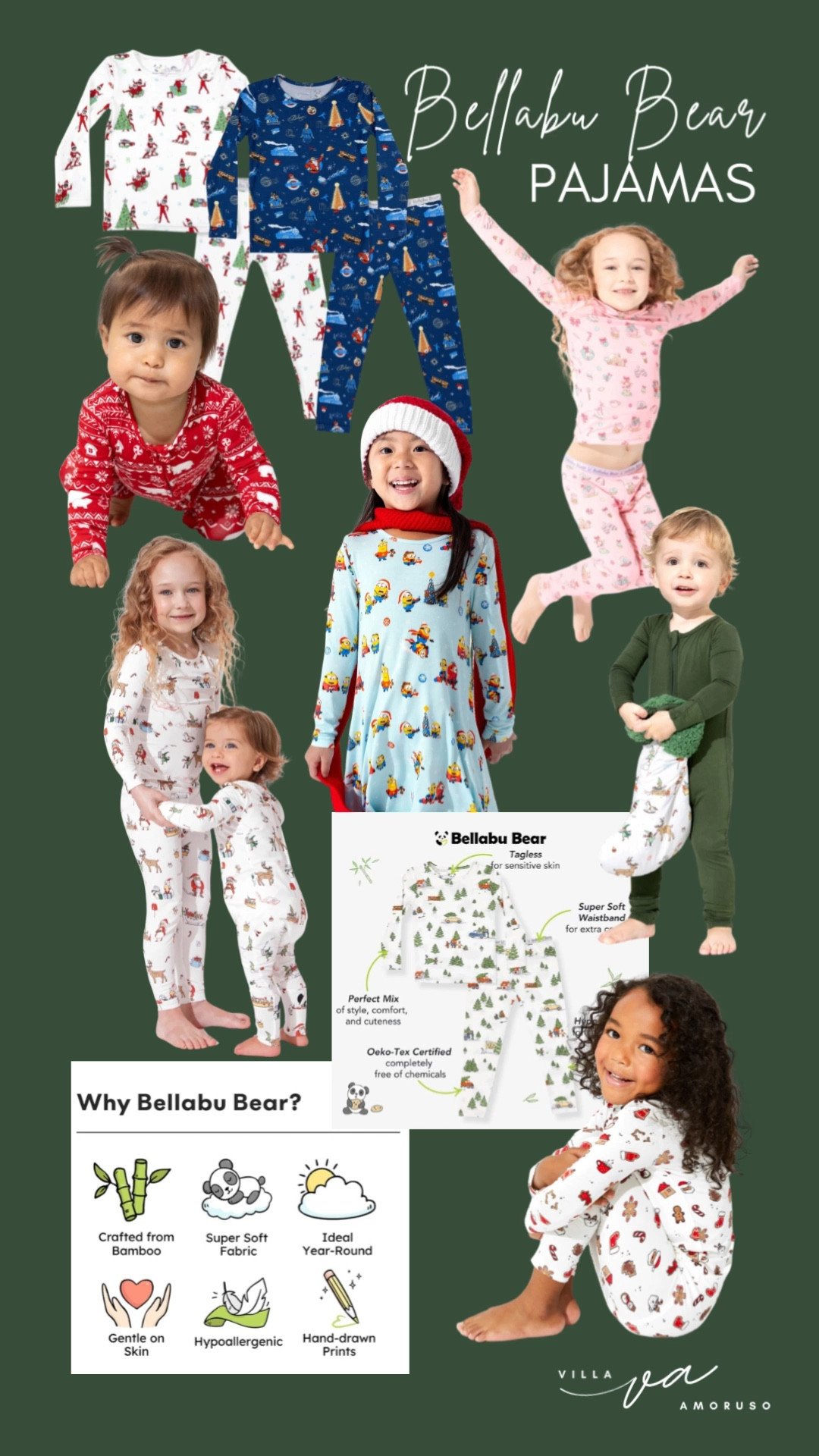 The holiday season means maximum snuggle time! 🎁 We are obsessed with these Bellabu Bear PJs! 

They're hypoallergenic, OEKO-TEX certified, and seriously the softest ever. Get yours before they're gone!

#bellabubear #christmaspajamas #holidaystyle #cozykids #bellabearpajamas

#LTKHoliday #LTKKids #LTKGiftGuide