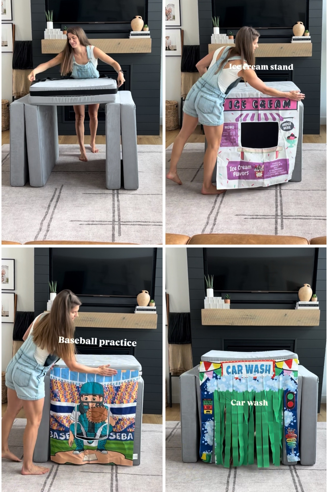 If your kids are climbing the walls by 10am on a rainy day, you need to know about these 🤯 Rainy days in Ohio can and have felt endless lately. Luckily, these couch panels keep my kids entertained for HOURS. All you do is velcro them to a play couch and watch their imaginations turn. The set up is so easy that my 3 and 6 year old can do it themselves! The baseball target practice panel is my son’s absolute favorite since he recently started playing baseball. They also recently came out with washable panels that you can color which has been perfect for entertaining my creative brained daughter 😍 There’s truly an option for everyone and will keep your kiddos entertained and happy on those awful rainy days!


#LTKKids #LTKSummerEdit #LTKHome