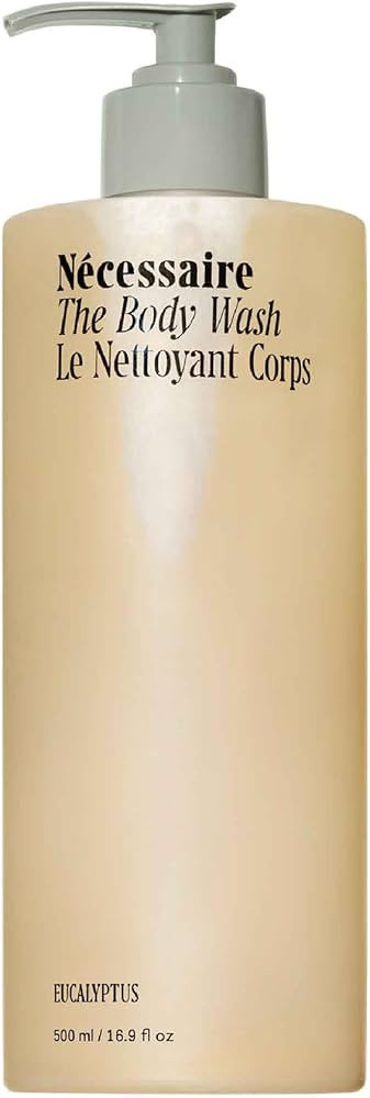 Nécessaire The Body Wash Eucalyptus with Pump. Oil-in-gel Cleanser. Cacay + Marula Oil, Vitamin ... | Amazon (US)