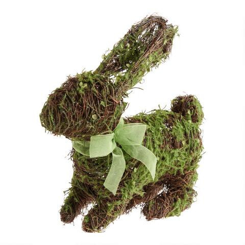 Vine And Moss Bunny Decor | World Market