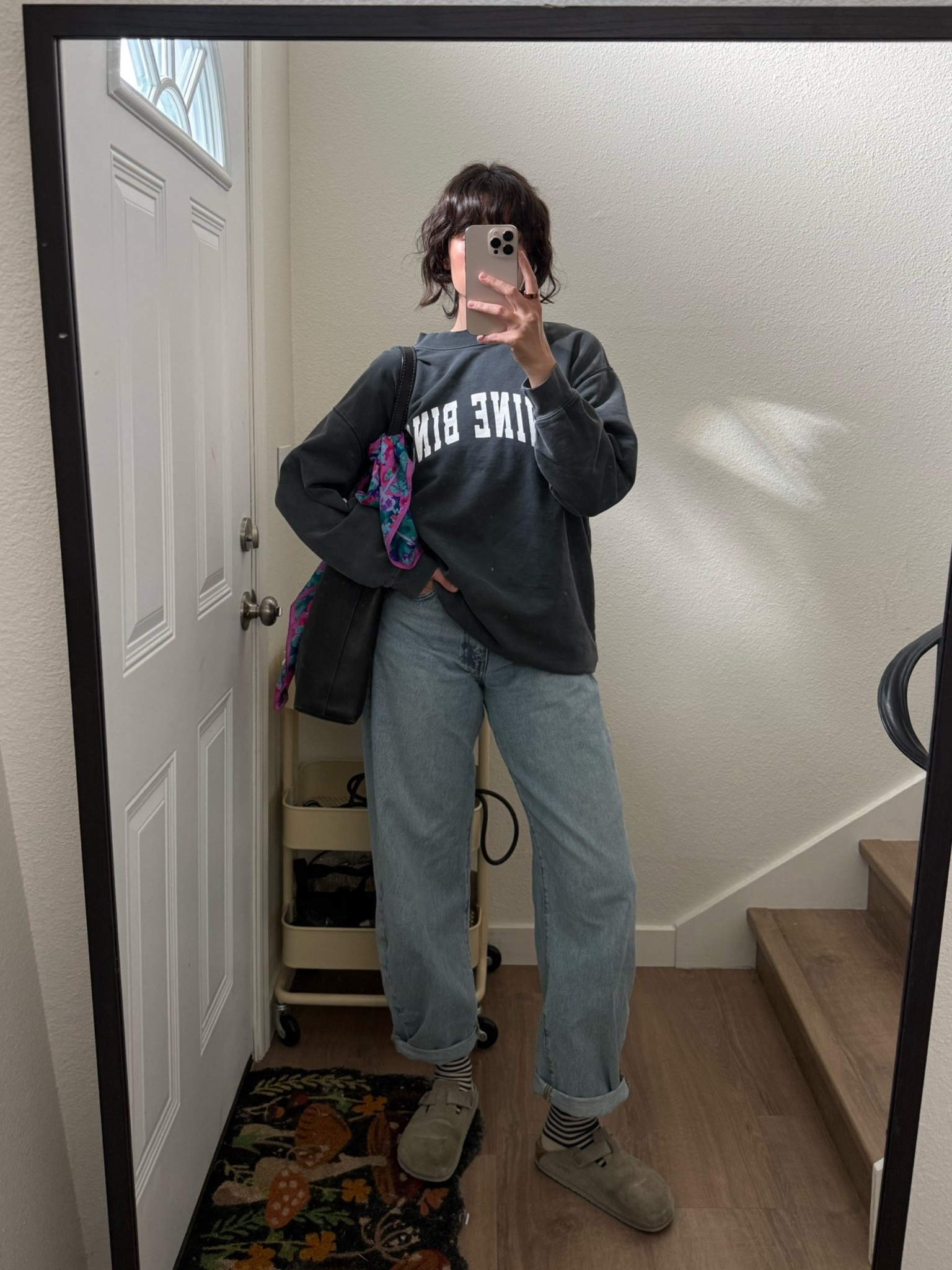 June 3 ootd! 🌿🎧
Crewneck is years old, linked similar! Jeans are on sale (wearing a 25 here), socks are beatenpathco (use code “katiemoore” to save). Wearing an XS in the tee!

#LTKootd #LTKSaleAlert #LTKmomlife