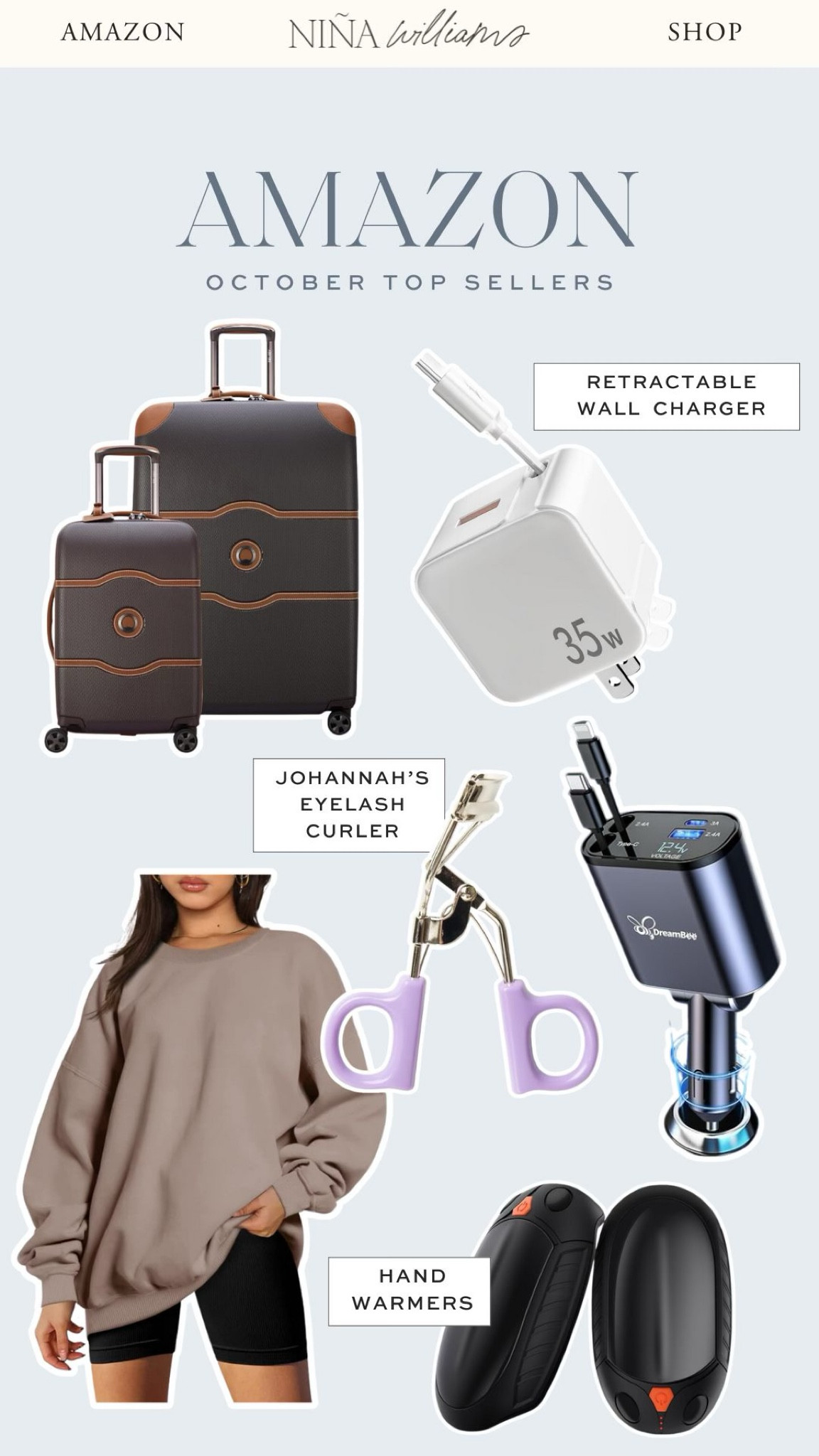 Amazon October top seller! Holiday gift guide for teens - holiday gift guide for her - car essentials - stocking stuffers - gifts under $30 - travel essentials 

#LTKTravel #LTKGiftGuide #LTKHoliday