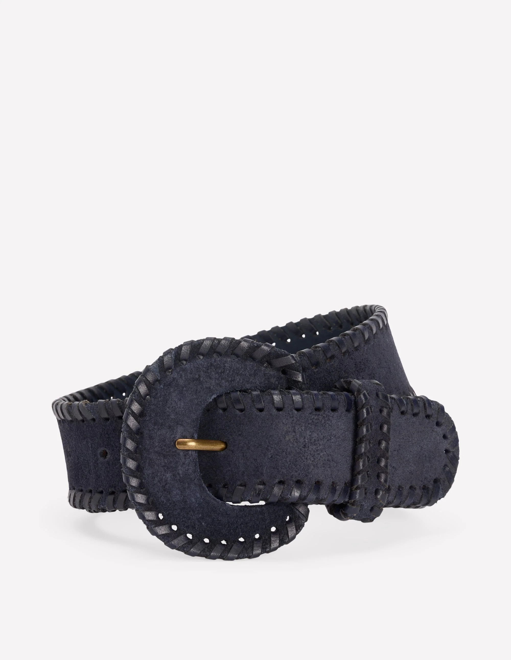Covered Whipstitch Belt-Chocolate | Boden (US)
