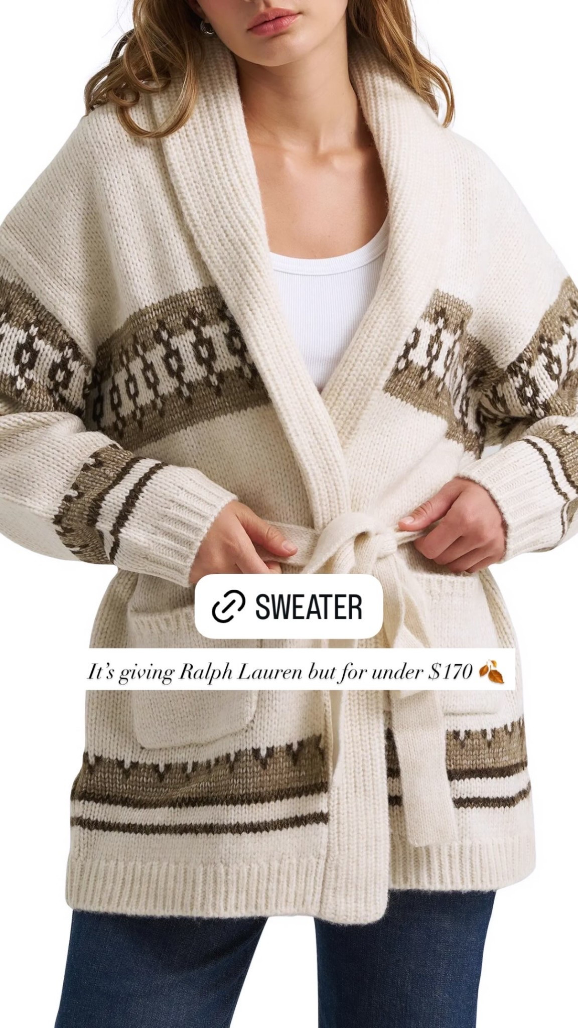 It’s giving Ralph Lauren but for under $170 🍂

#LTKSeasonal #LTKSaleAlert #LTKstorytime