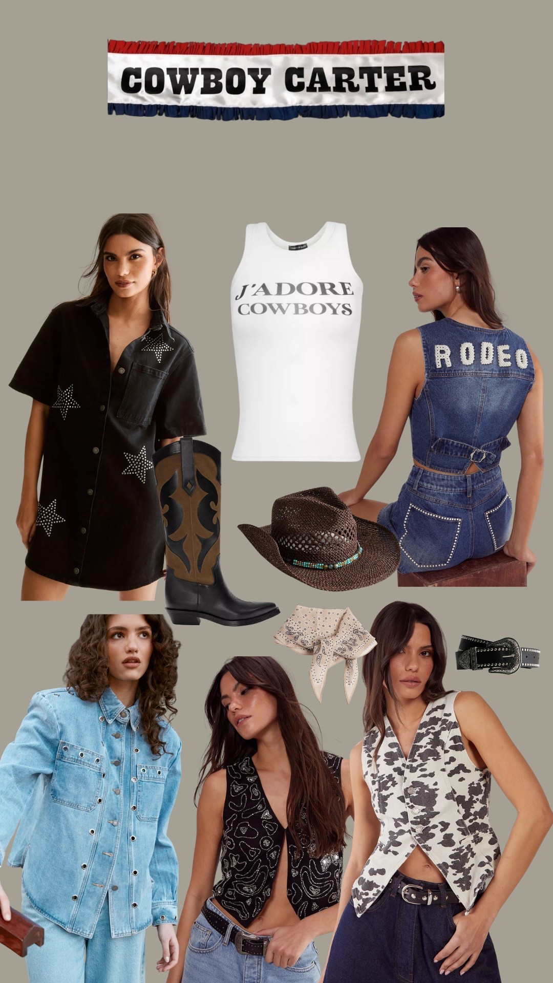 Cowboy carter tour outfit inspiration 


#LTKsummer #LTKuk