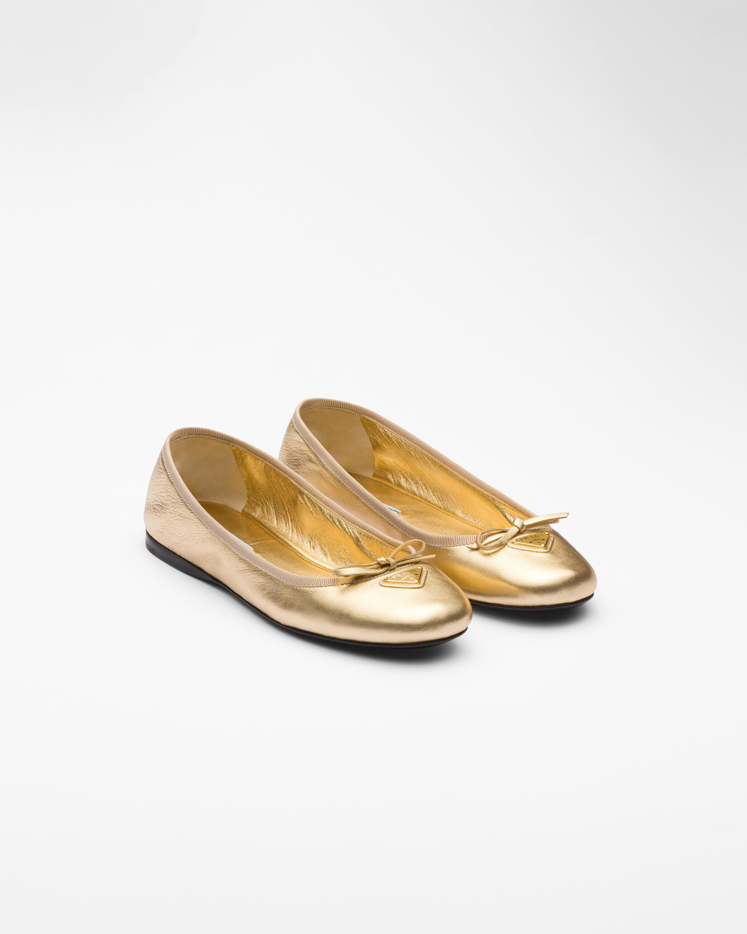 Nappa leather ballerinas | Prada Spa US