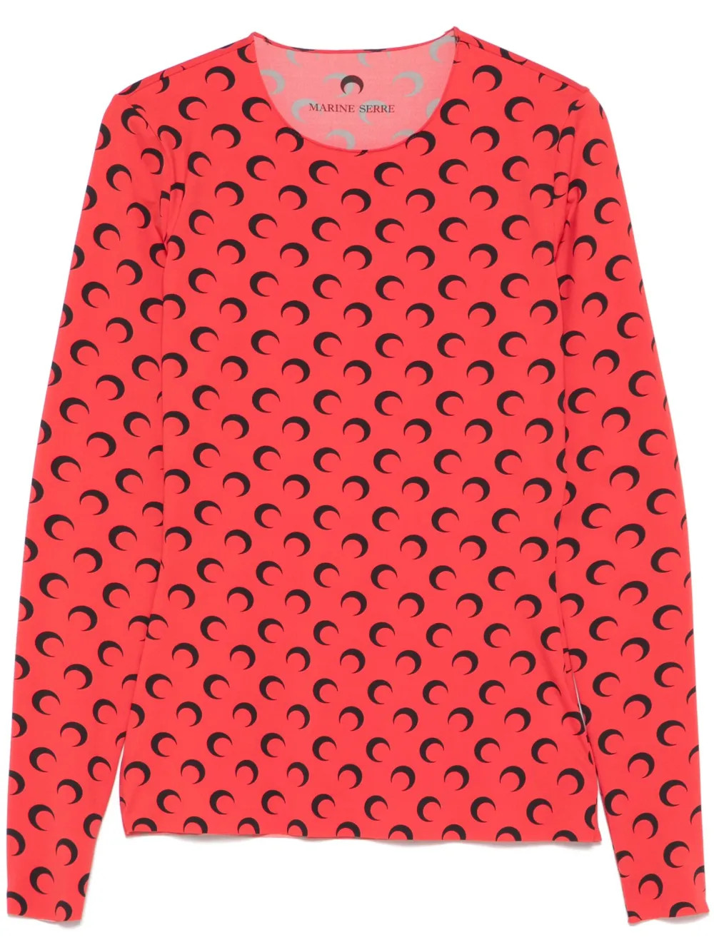 Marine Serre Moonogram-pattern Top | Red | FARFETCH TR | Farfetch Global