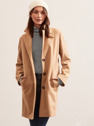 Wool-Blend Coat | Gap Factory