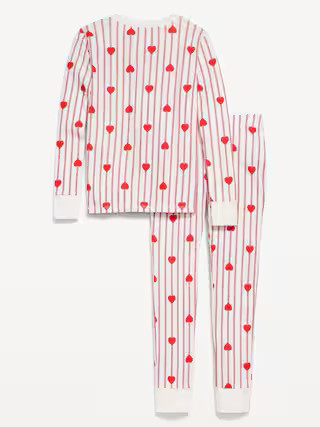 Printed Gender-Neutral Snug-Fit Pajama Set for Kids | Old Navy (US)