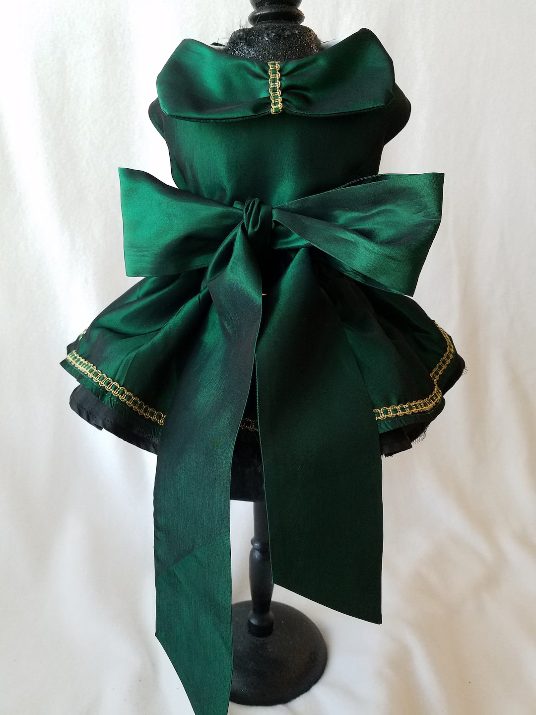 Spectacular Emerald Dog Dress pet Fashion christmas puppy Dress fancy Dog formal Dog black Tie Do... | Etsy (US)