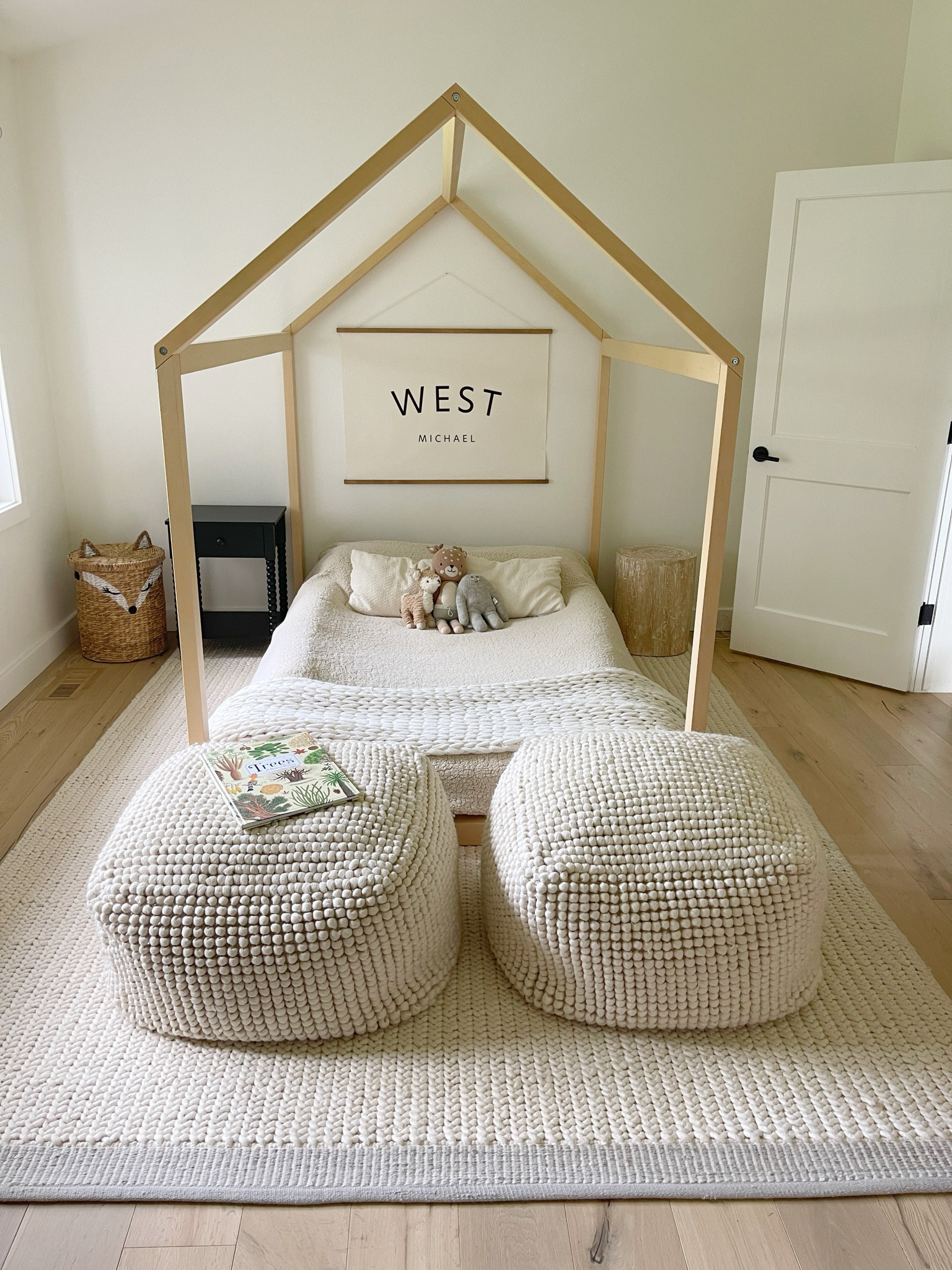 HOME \ West’s bedroom is coming together! New nightstand from Wayfair👌🏻

Bed 
Kids room
Pouf


#LTKHome #LTKKids