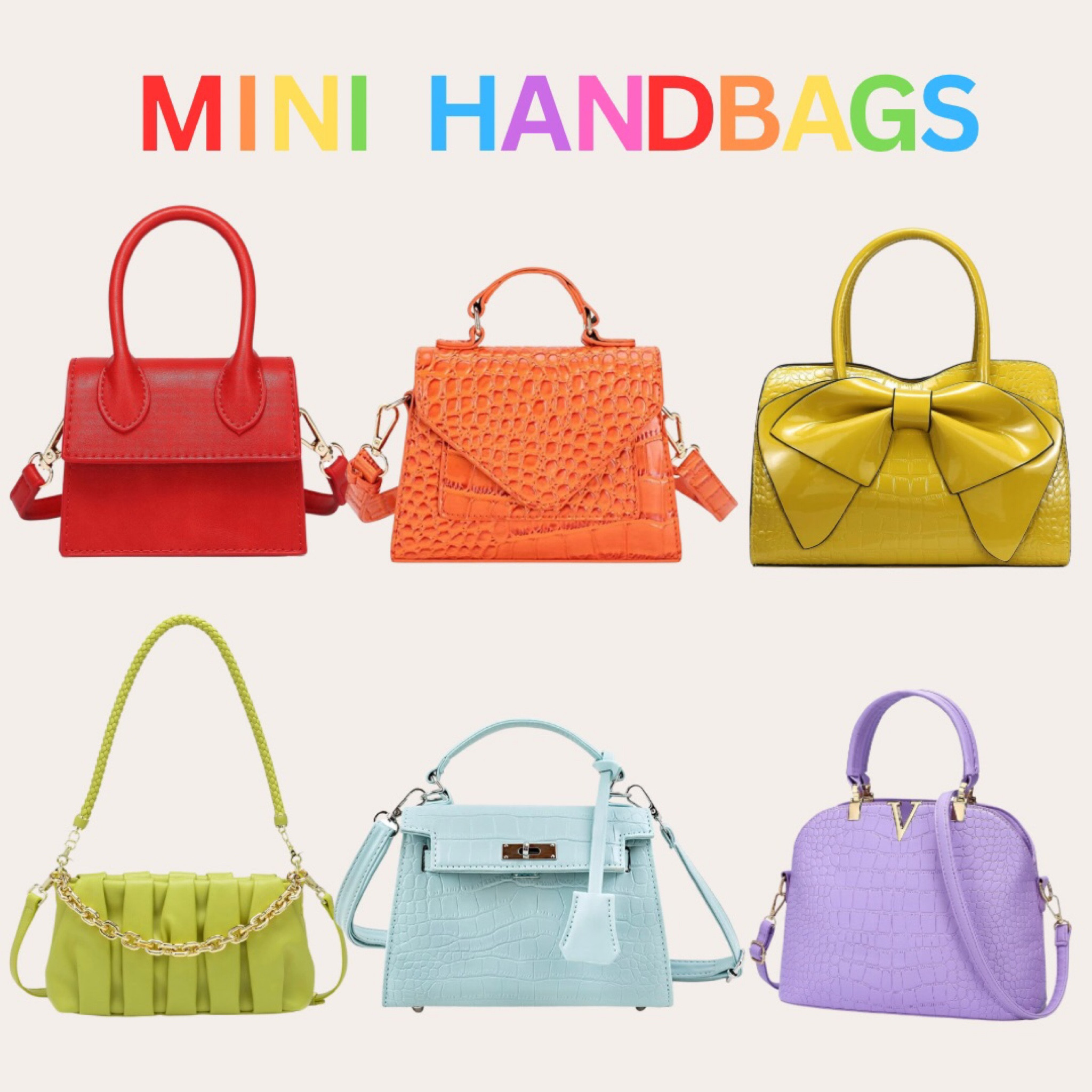 AMAZON Mini handbags!! 

Amazon, Amazon handbags, Amazon find, Mini handbags, bags, colorful bags, shop, shopltk, fun bags, women handbags

#LTKitbag #LTKworkwear #LTKunder100