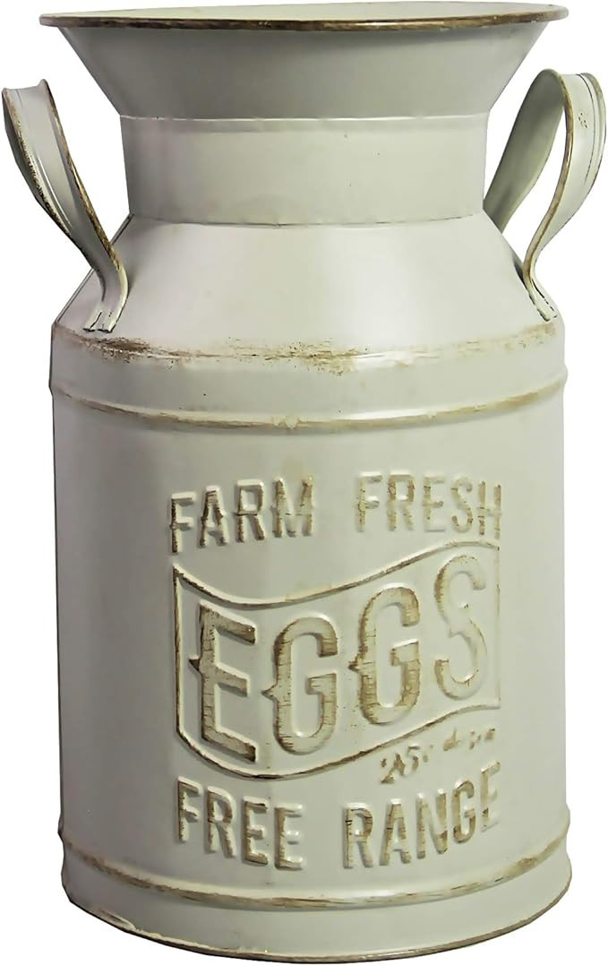 GWAMRI Farmhouse Decor Home Rustic Metal Vase for Home Decorations Vintage Shabby Chic Look (Rust... | Amazon (US)