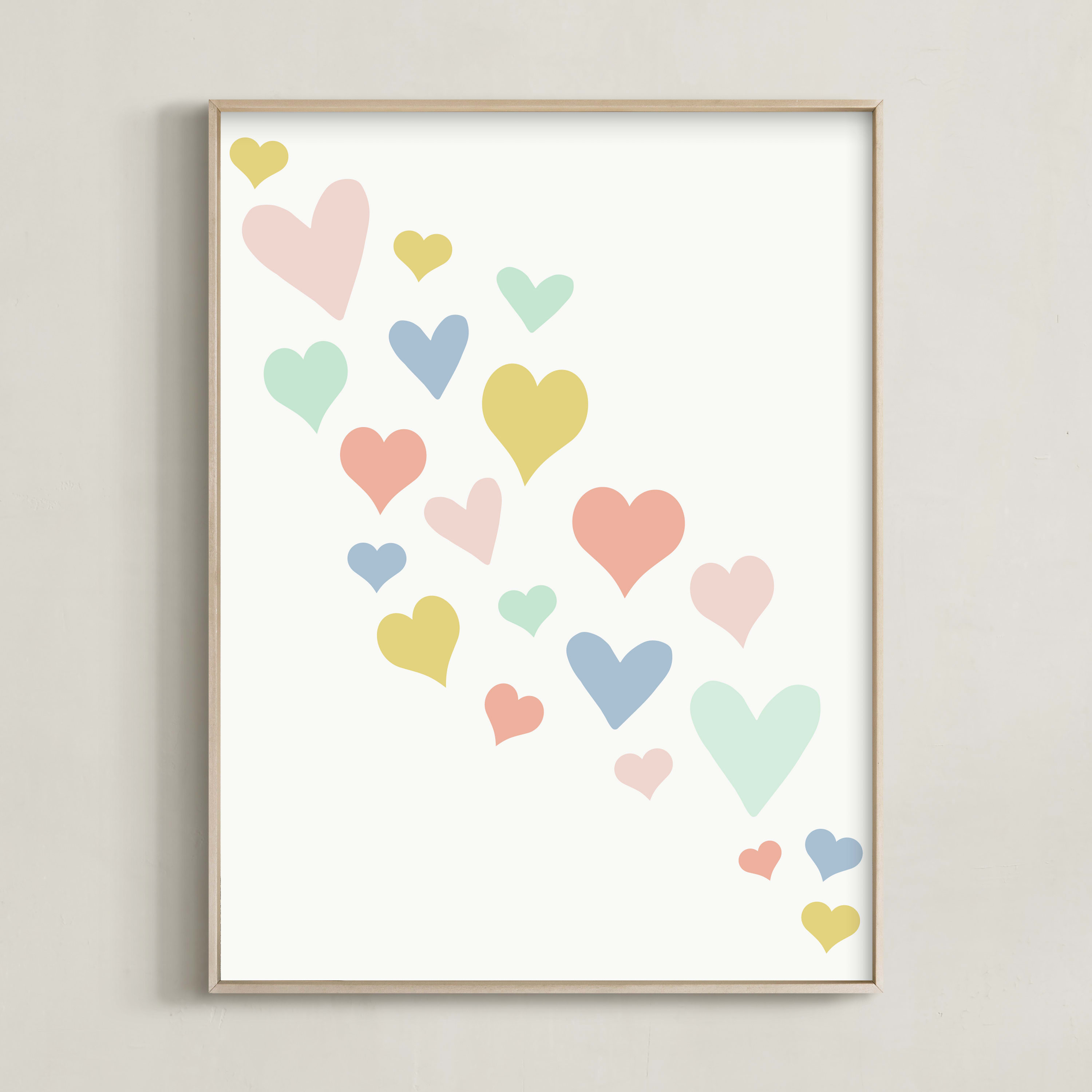 "wave of love" - Graphic Limited Edition Art Print by Kasia Labocki. | Minted