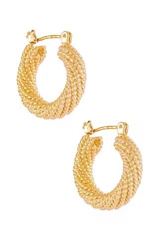 Electric Picks Jewelry Presley Hoops in Gold from Revolve.com | Revolve Clothing (Global)