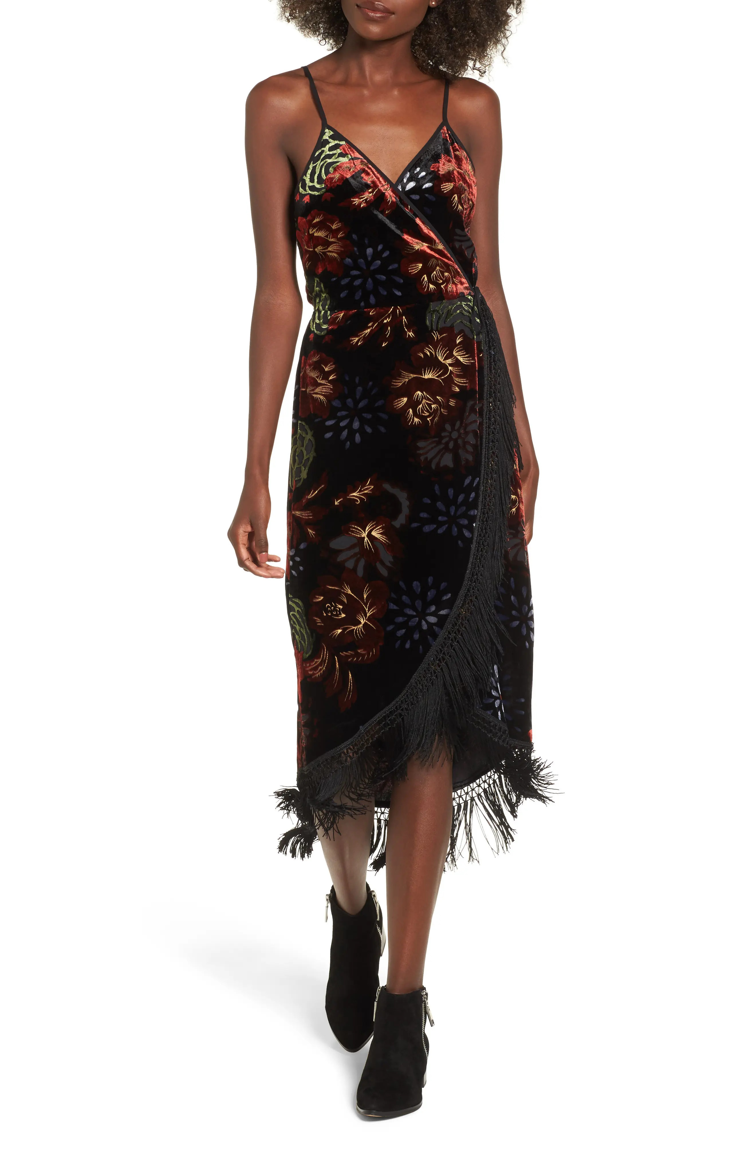 Romantic Burnout Wrap Dress | Nordstrom