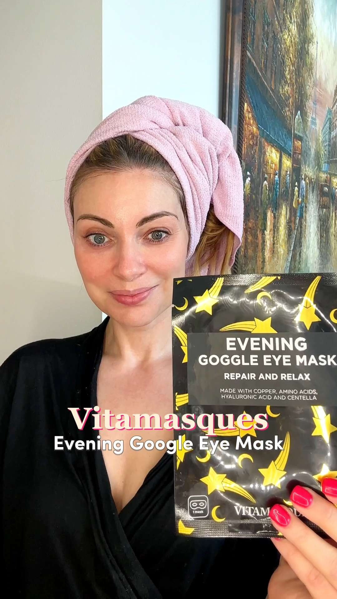 Transform your evening wind-down with a total skincare game-changer! This Vitamasques Evening Goggle Mask covers the entire eye area with a potent blend of Retinol and Hyaluronic Acid 🧘 It is the perfect to gift a friend who appreciates high-quality, effective essentials that make a complicated skincare routine feel a little more effortless 💆‍♀️ #Vitamasques #NightlyRoutine #SkincareHacks #SelfCare #EyeMask #SelfCareNight #BeautySleep 

#LTKgrwm #LTKselfcare #LTKBeauty