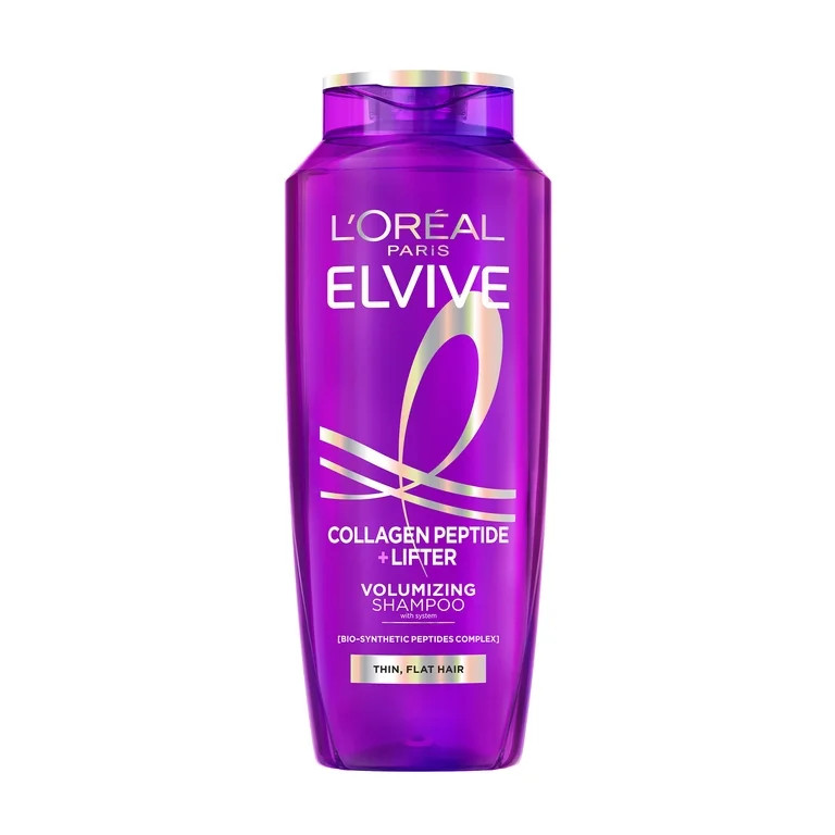 L'Oreal Paris Elvive Collagen Peptide plus Lifter 72h Volumizing Shampoo 13.5 fl oz | Walmart (US)