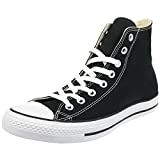 Converse Chuck Taylor All Star Canvas High Top, Black/White, women 10.5 /men 8.5 | Amazon (US)