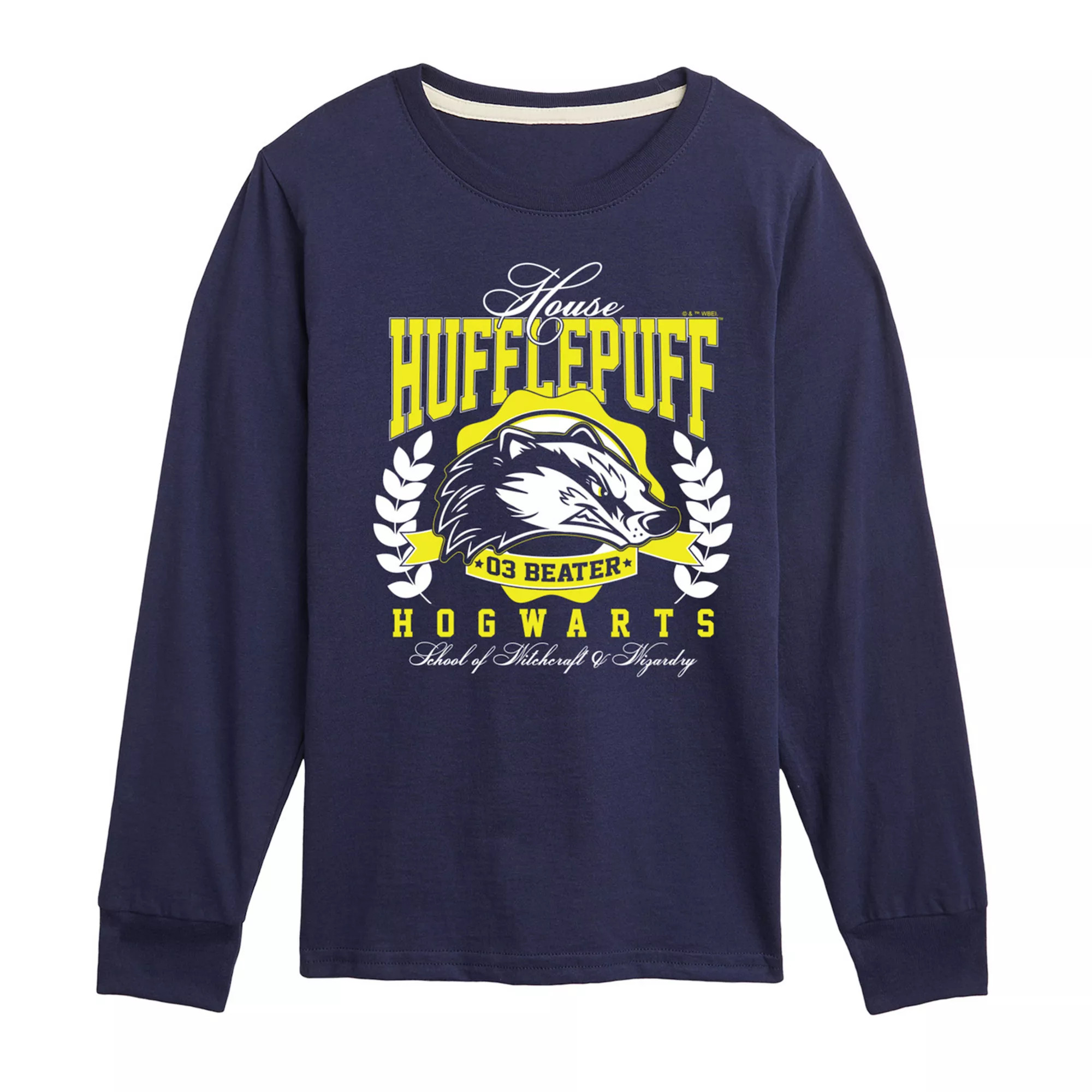 Boys 8-20 Harry Potter Hufflepuff Collegiate Long Sleeve Graphic Tee | Kohl's