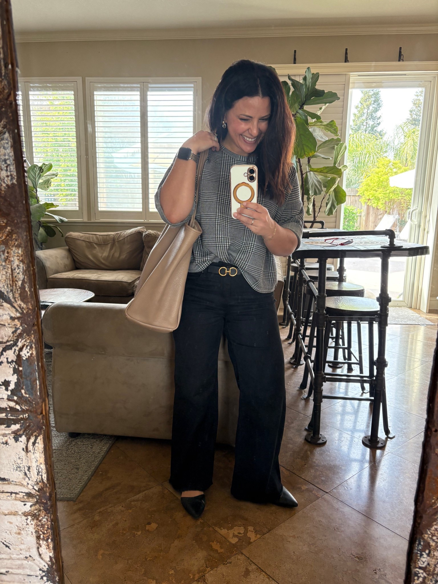 It rained today! I was not expecting April showers! Spotlighting my go to teacher workwear flats with memory foam. They run tts and are under $20. 

#LTKPetite #LTKShoeCrush #LTKWorkwear
