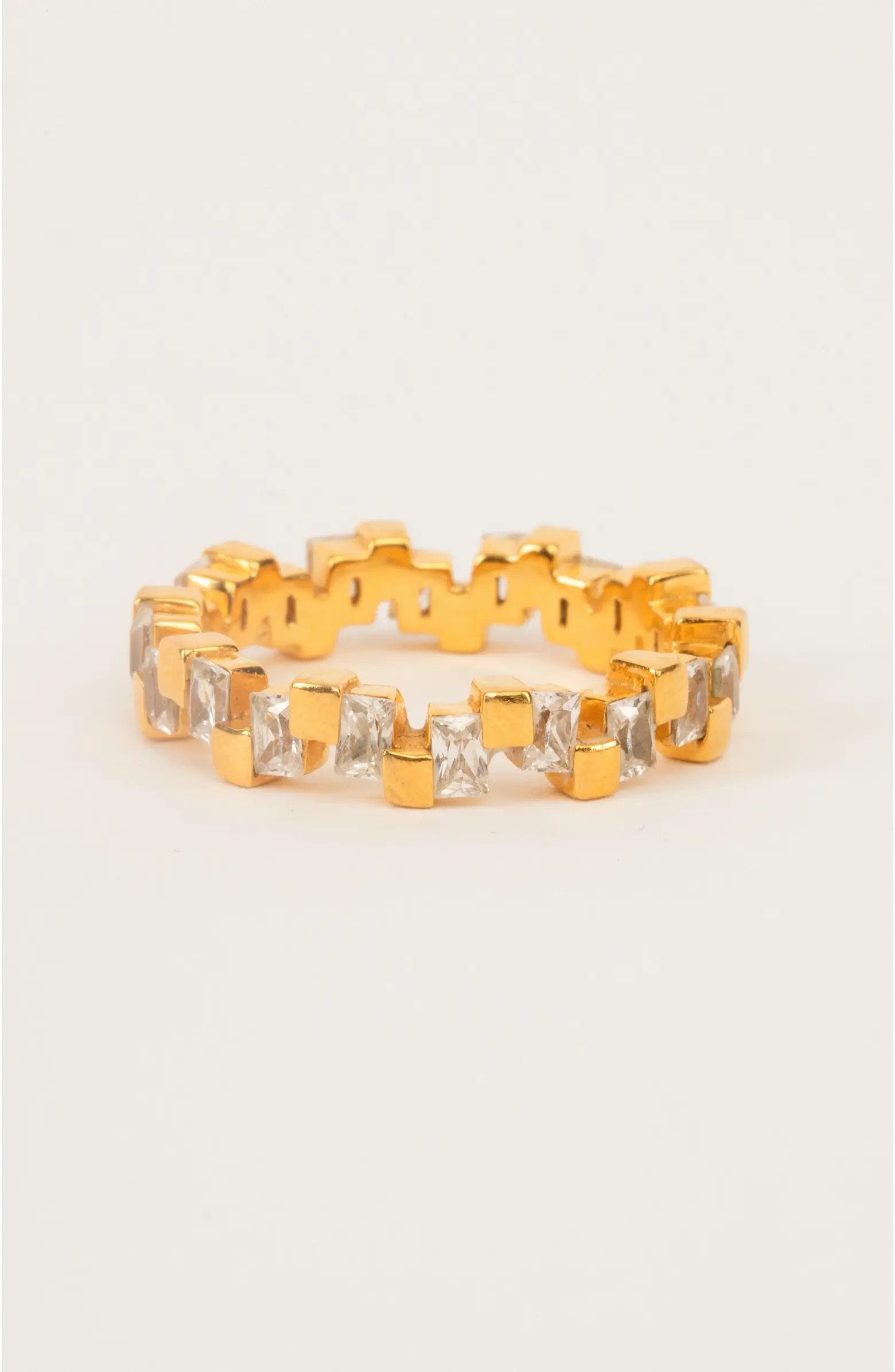 Gwen Beloti Gold Block Stone Ring | Nordstrom | Nordstrom