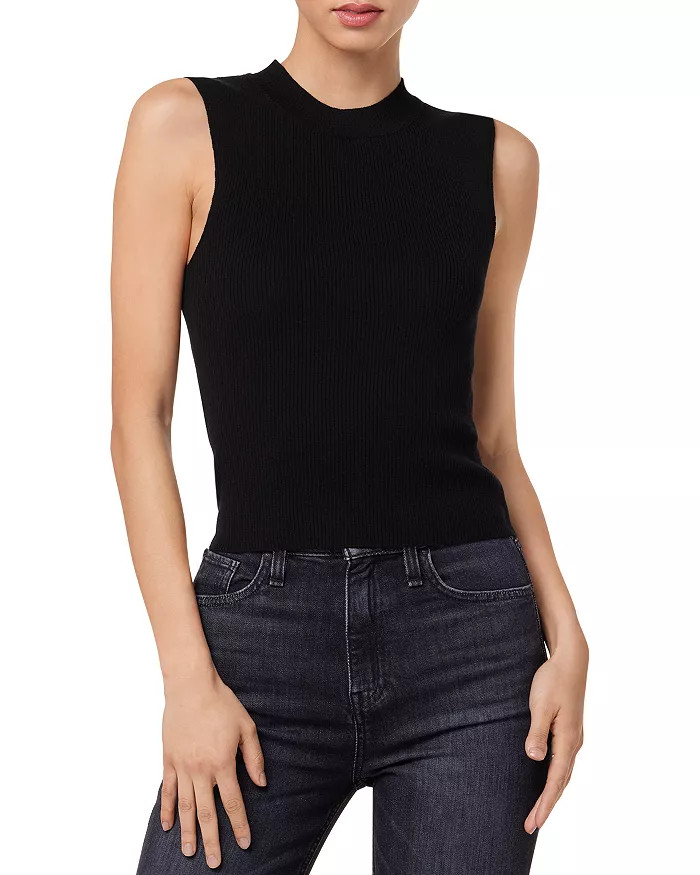 Sleeveless Mock Neck Sweater | Bloomingdale's (US)