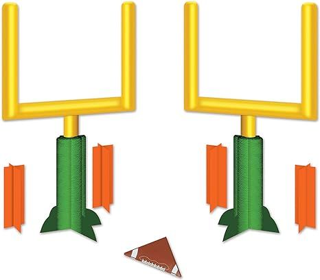 Beistle Three Dimensional Game Day Goal Post Centerpieces 2 Piece Football Decorations Sports Par... | Amazon (US)
