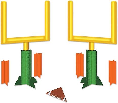 Beistle Three Dimensional Game Day Goal Post Centerpieces 2 Piece Football Decorations Sports Par... | Amazon (US)