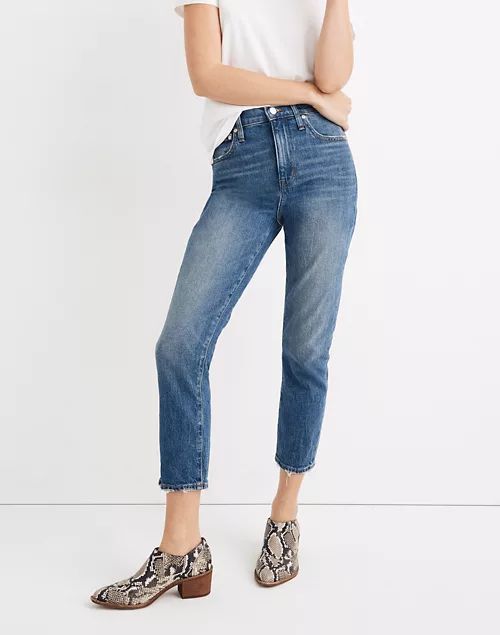 The High-Rise Slim Boyjean in Lavern Wash | Madewell