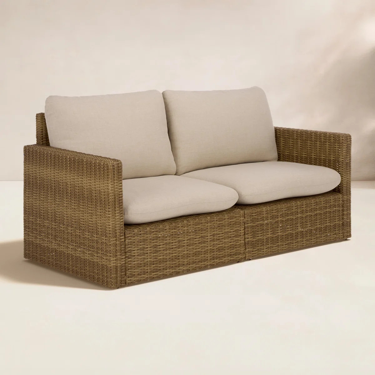 Devan 66" Wicker Patio Sofa | AllModern