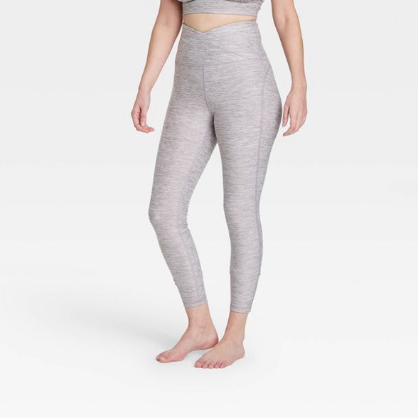 Women's Contour Curvy Brushed Back Ultra High-Waisted 7/8 Leggings 25" - All in Motion™ | Target