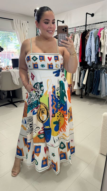 The cutest printed summer affordable maxi dress! Wearing size L

#LTKSaleAlert #LTKMidsize #LTKStyleTip